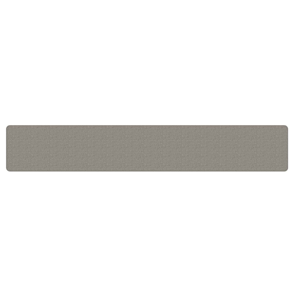 Teppichläufer Sisal-Optik Silbern 50x300 cm