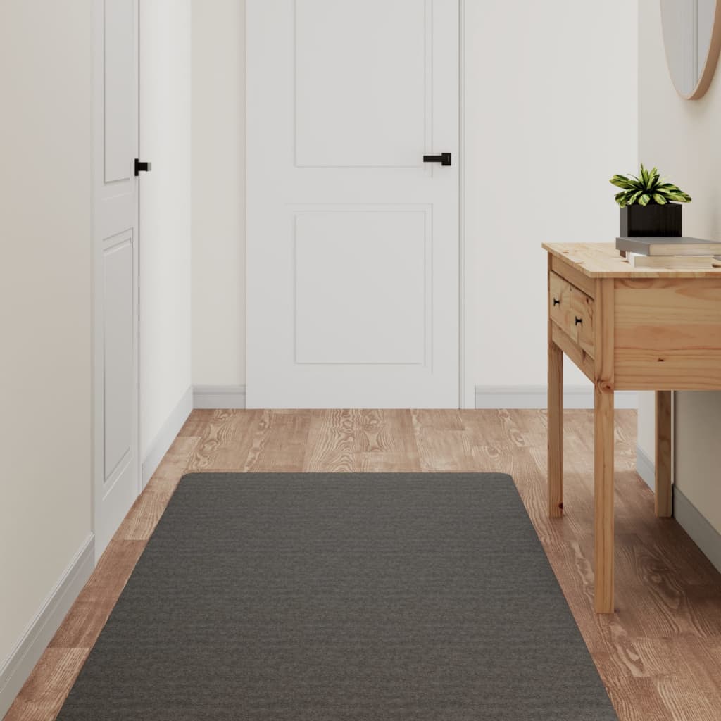 Tapis de passage anthracite 80x180 cm