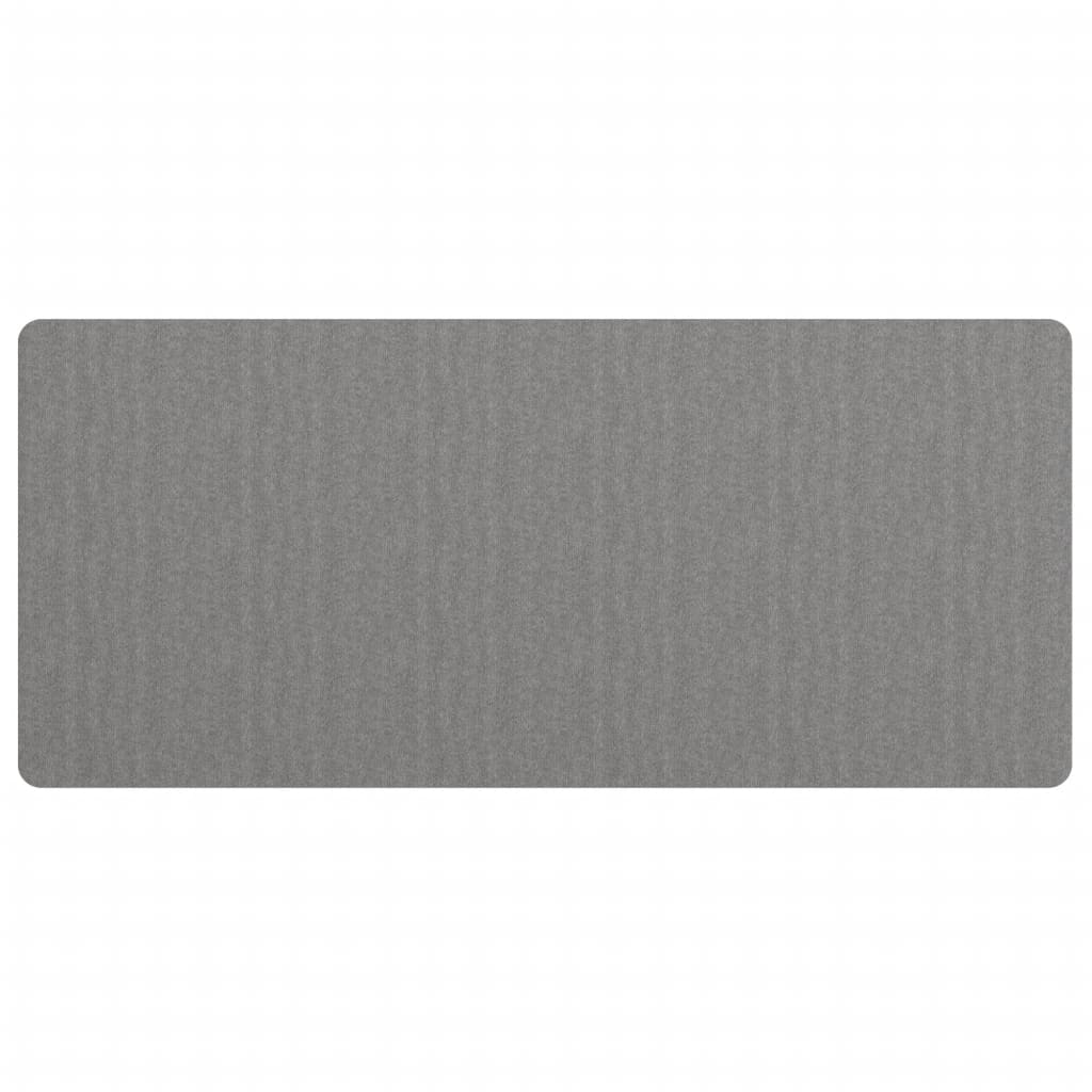 Tapis de couloir gris 80x180 cm