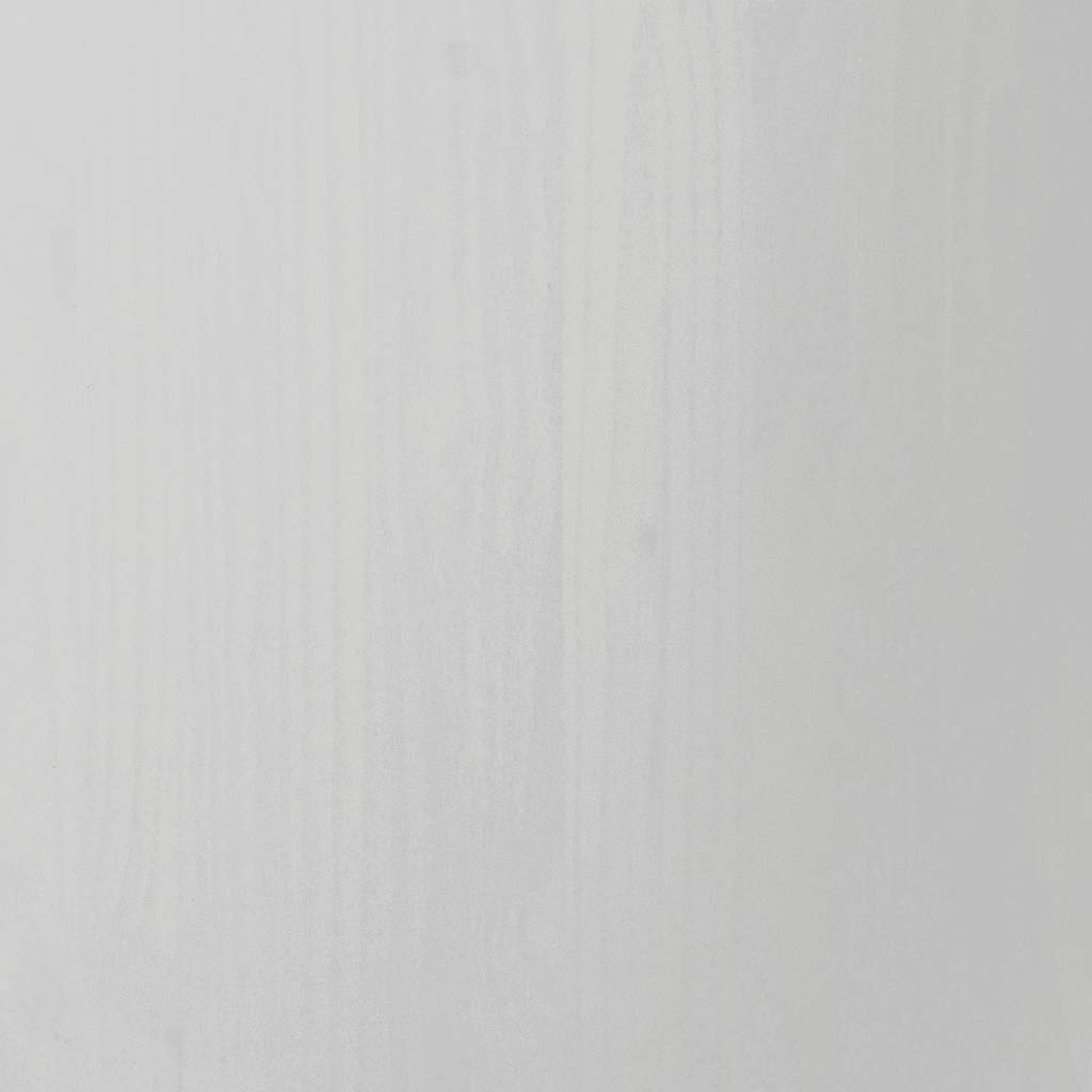 Servante roulante avec tiroirs MOSS en pin massif blanc