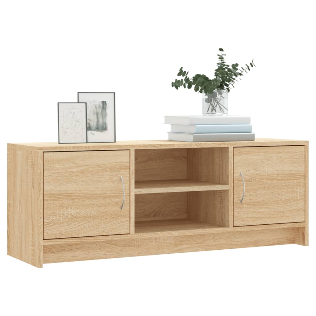 Meuble TV chêne Sonoma 102x30x37,5 cm matériau bois
