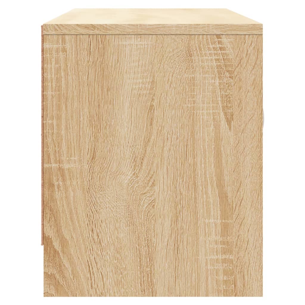 Meuble TV chêne Sonoma 102x30x37,5 cm matériau bois