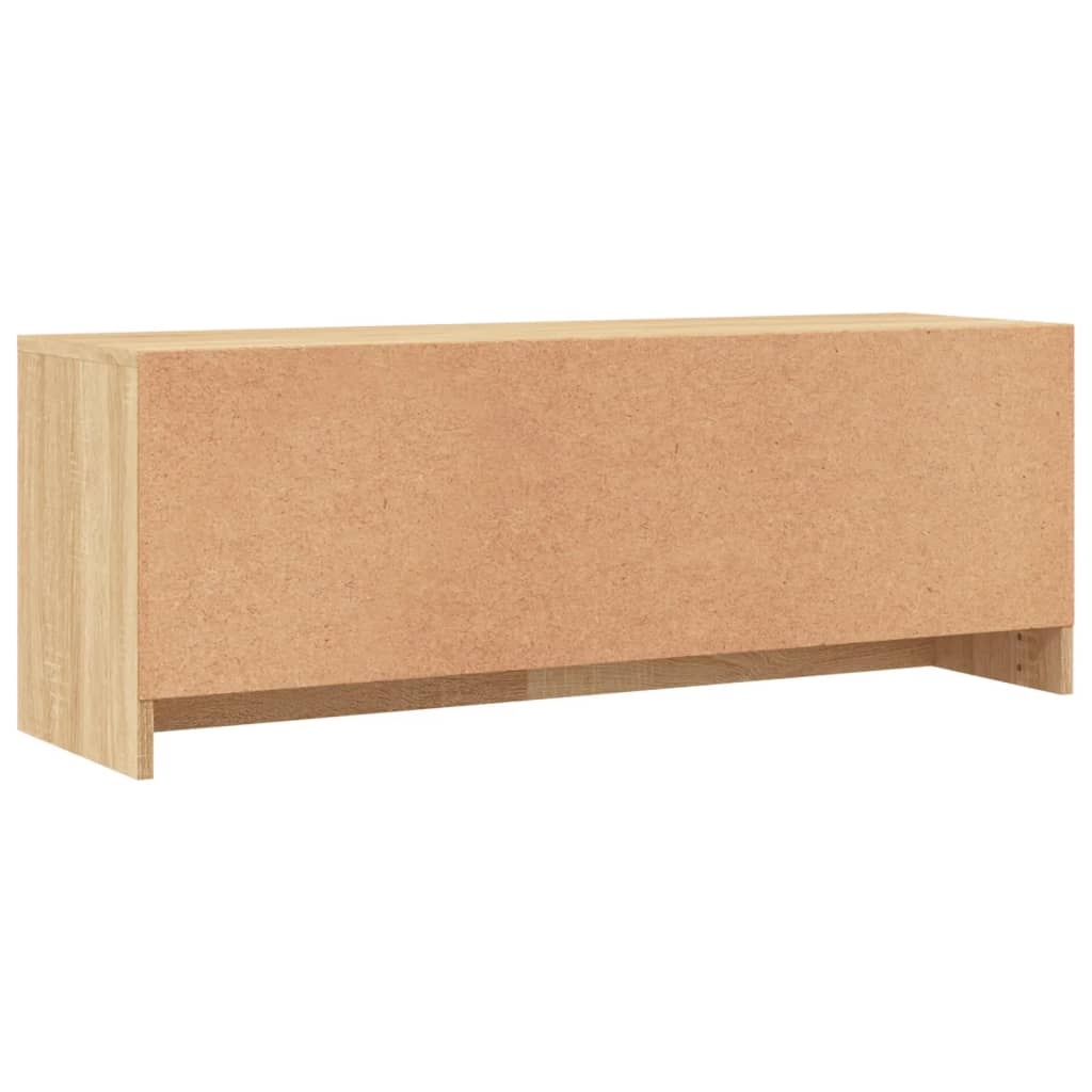 Meuble TV chêne Sonoma 102x30x37,5 cm matériau bois