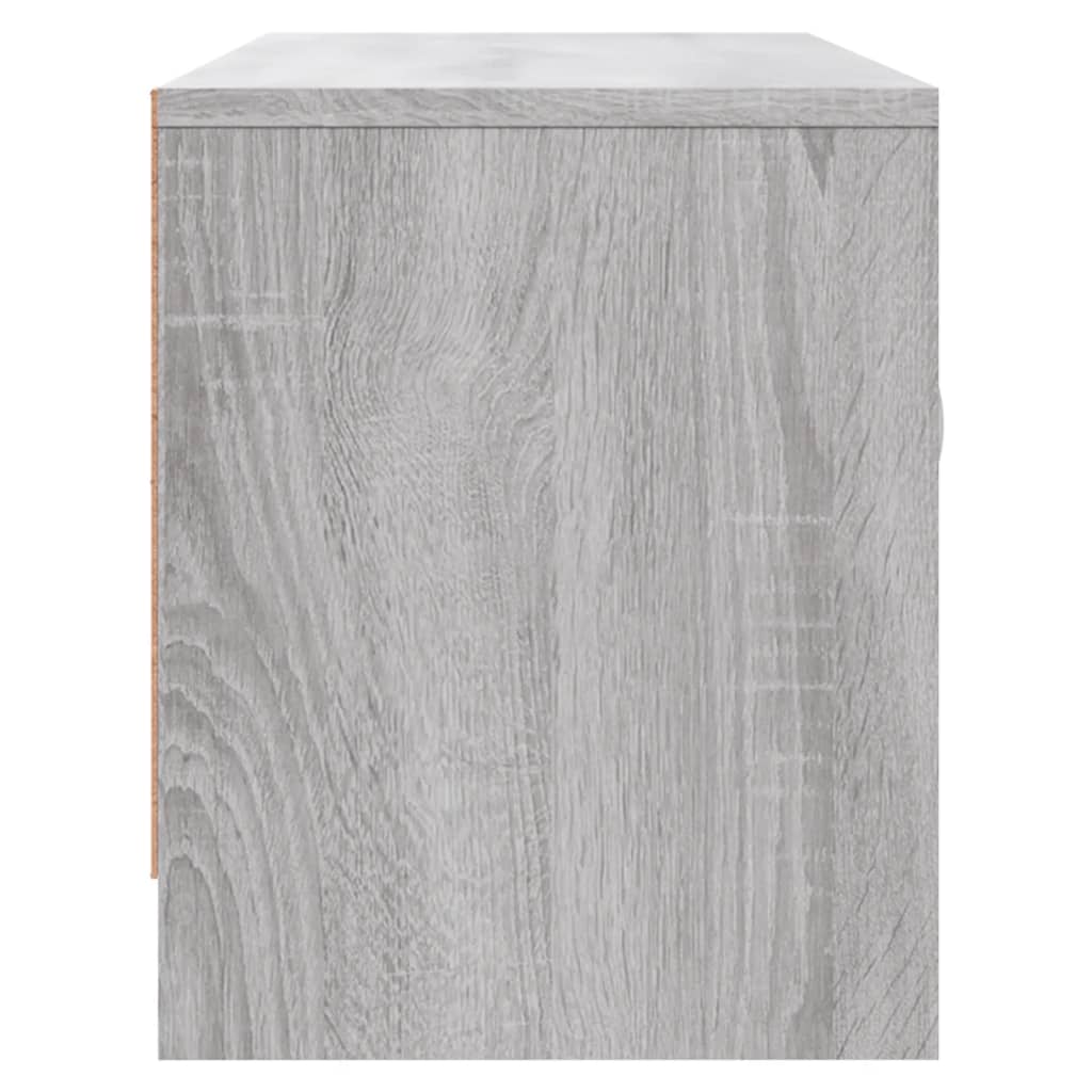 Meuble TV gris Sonoma 102x30x37,5 cm en bois