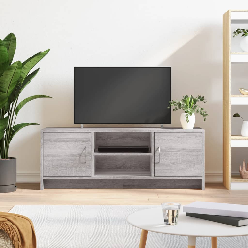 Meuble TV gris Sonoma 102x30x37,5 cm en bois
