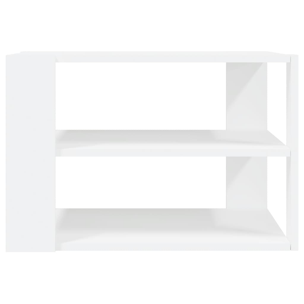 Table basse blanche 59,5x59,5x40 cm en bois