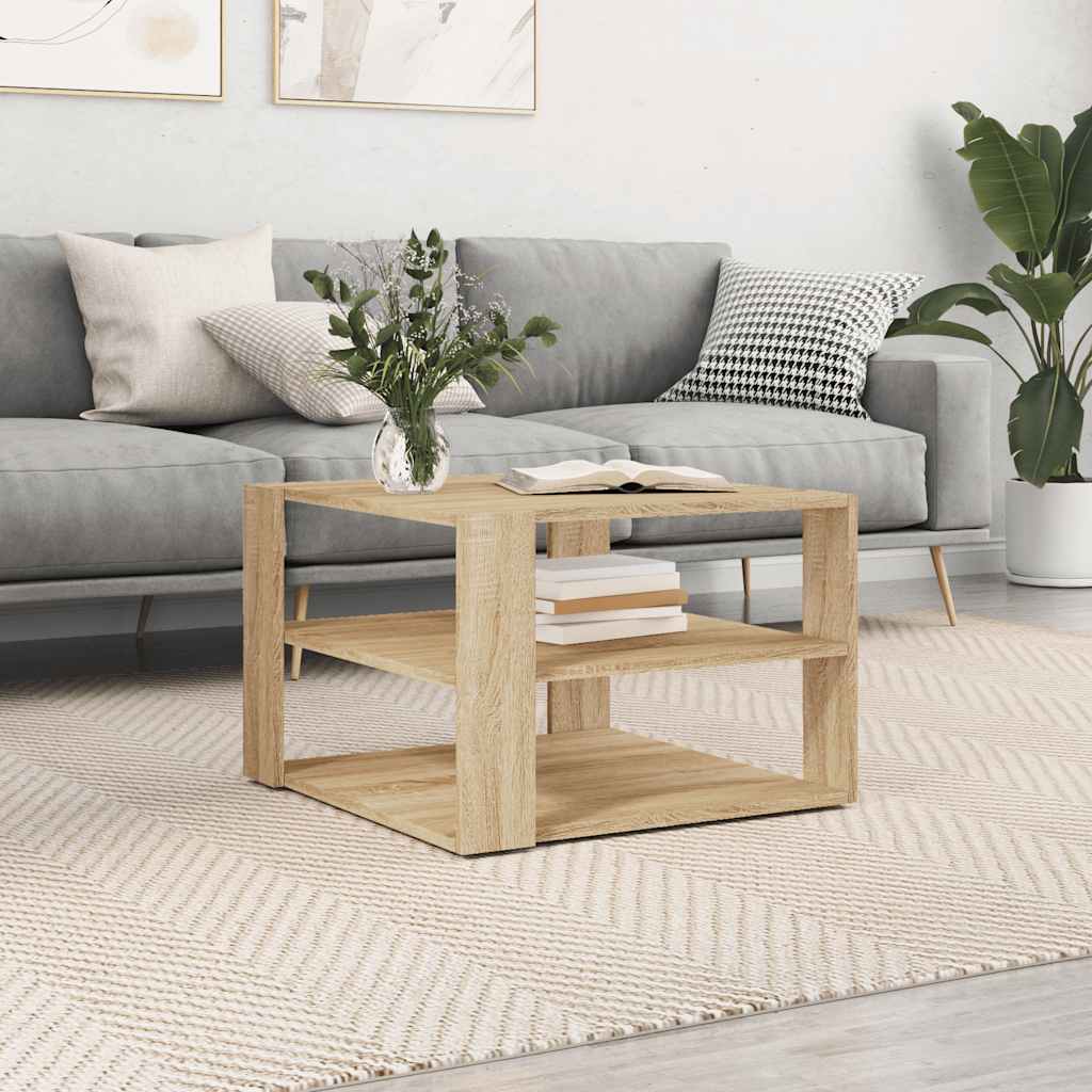 Couchtisch Sonoma-Eiche 58x58x40 cm Holzwerkstoff