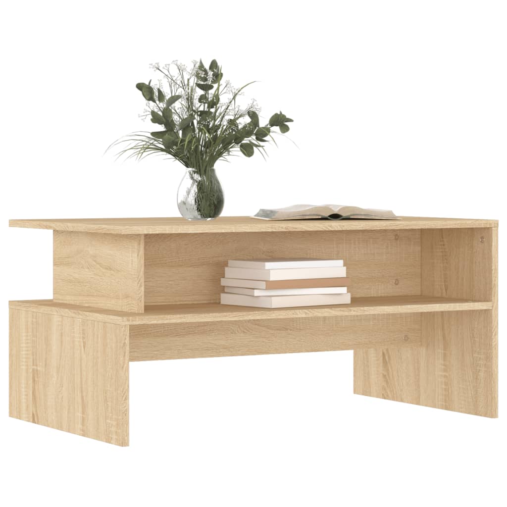 Coffee table Sonoma oak 90x55x42.5 cm wood material