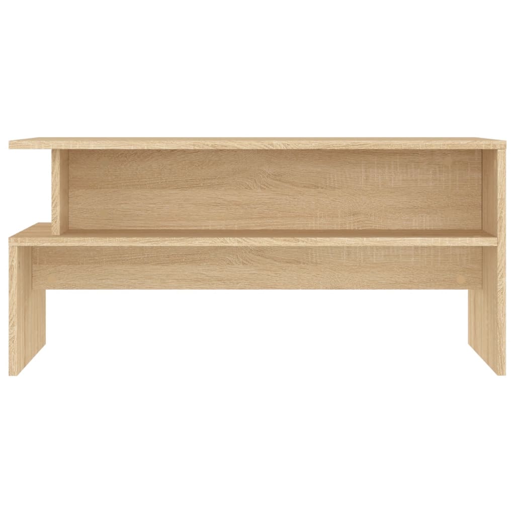 Coffee table Sonoma oak 90x55x42.5 cm wood material