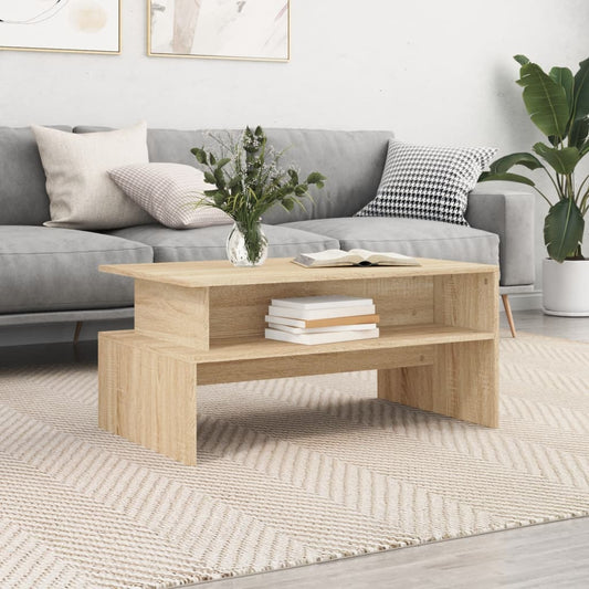 Coffee table Sonoma oak 90x55x42.5 cm wood material