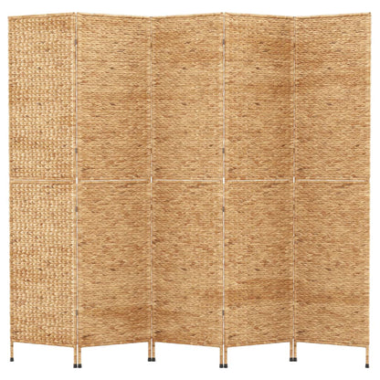 Paravent 5-tlg. 205x180 cm Wasserhyazinthe
