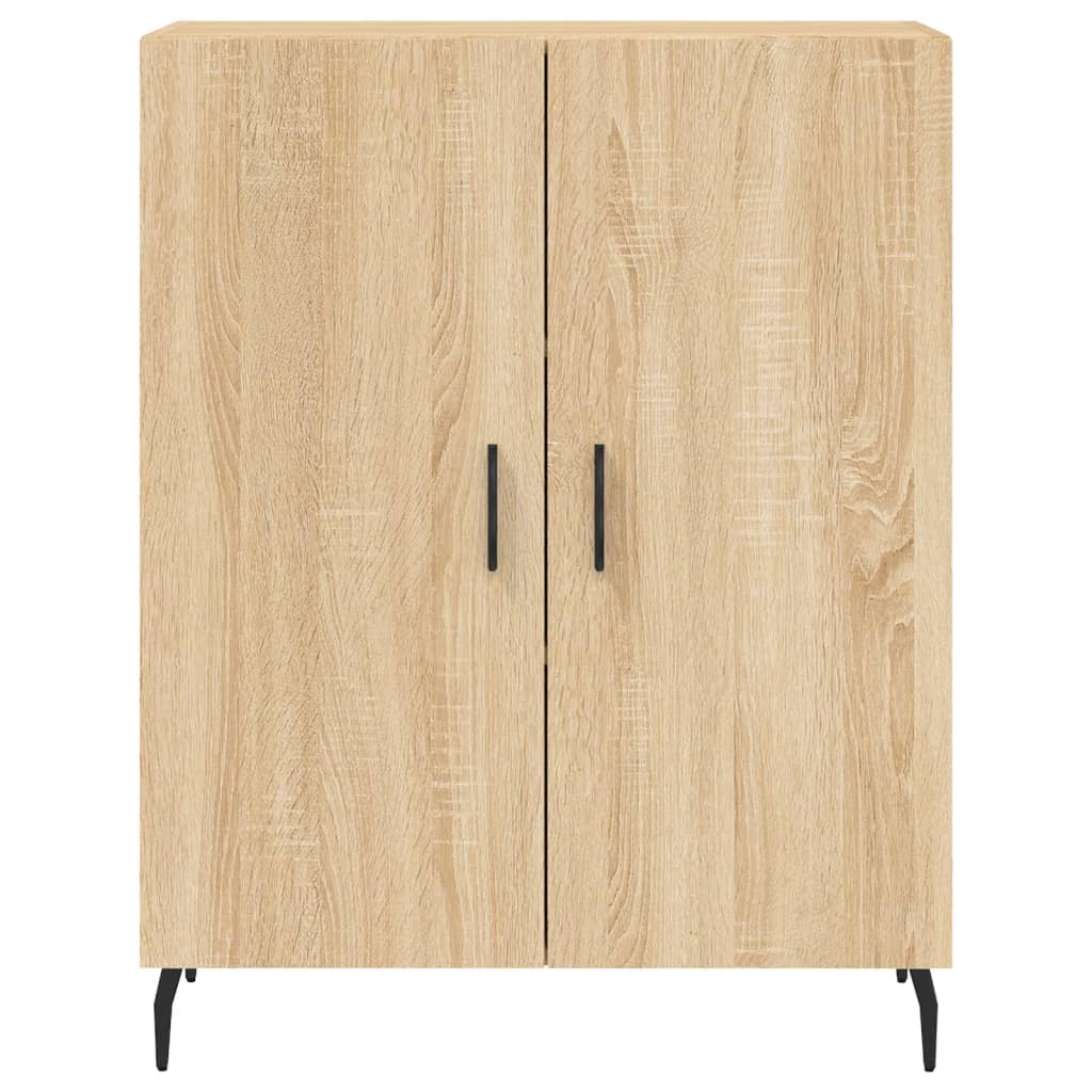 Highboard Sonoma-Eiche 69,5x34x180 cm Holzwerkstoff