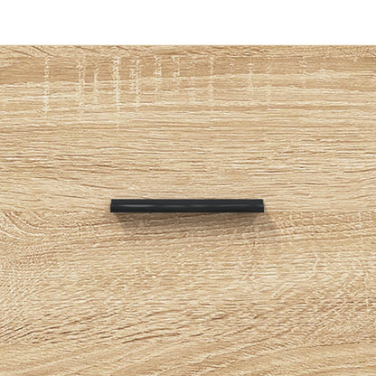 Highboard Sonoma-Eiche 69,5x34x180 cm Holzwerkstoff