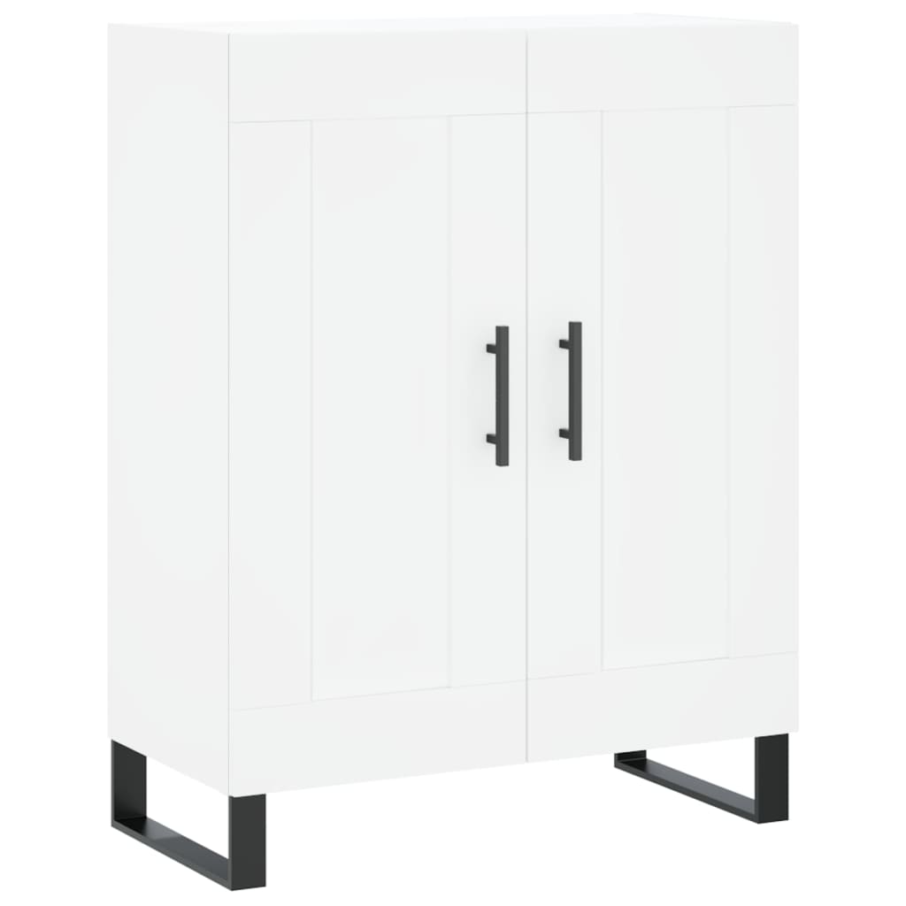 Highboard Weiß 69,5x34x180 cm Holzwerkstoff