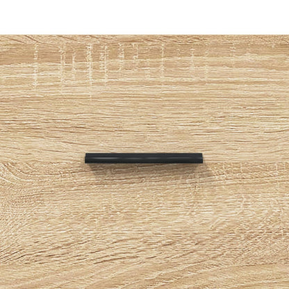 Highboard Sonoma-Eiche 69,5x34x180 cm Holzwerkstoff
