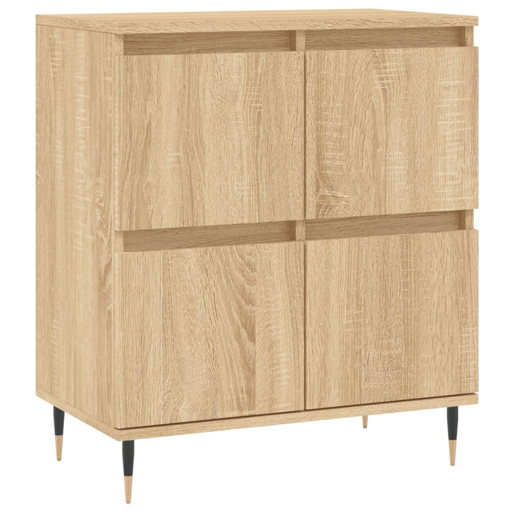 Sideboards 2 Stk. Sonoma-Eiche Holzwerkstoff