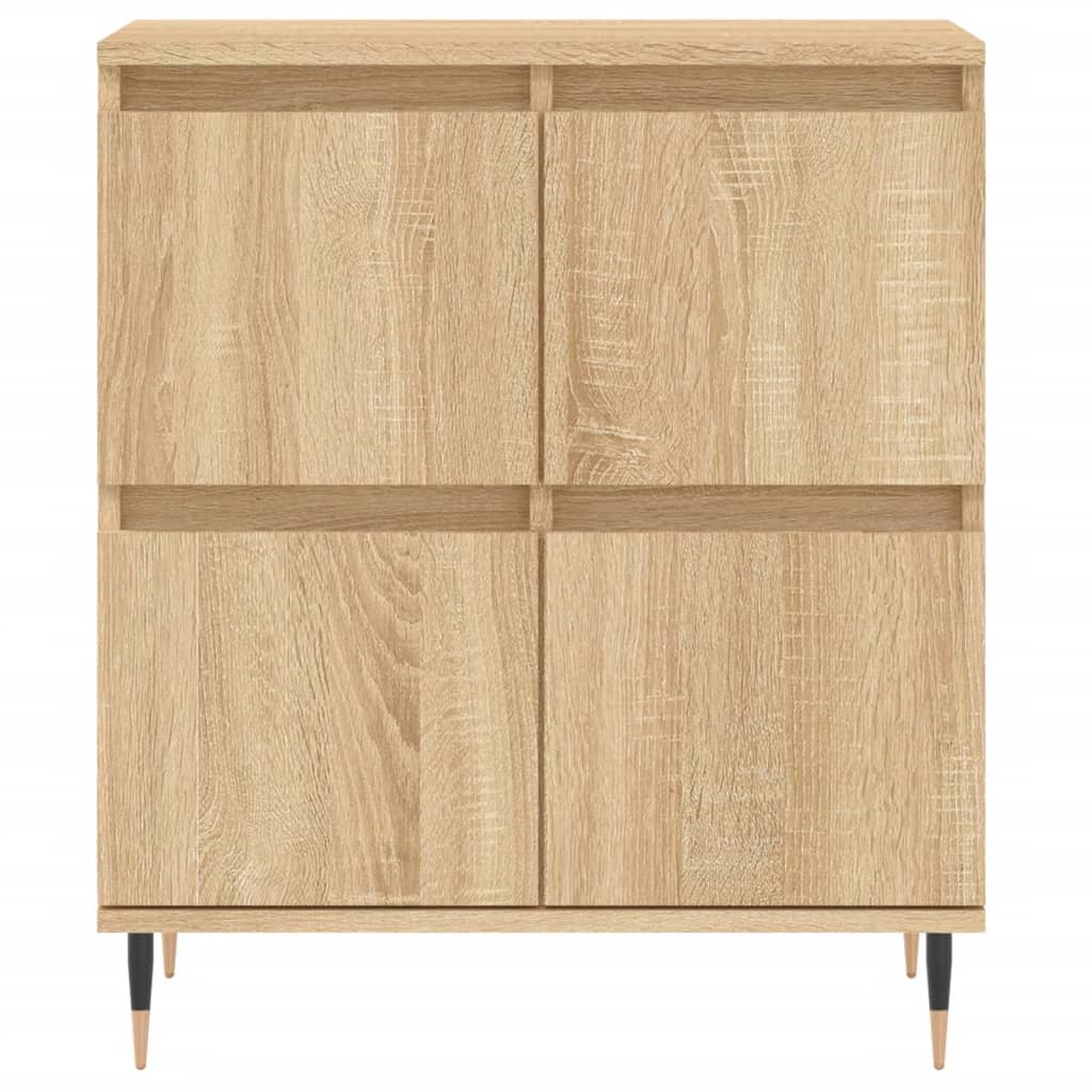 Sideboards 3 Stk. Sonoma-Eiche Holzwerkstoff