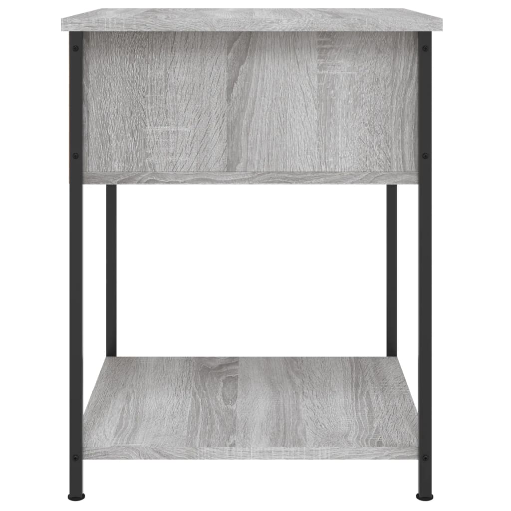 Table de chevet grise Sonoma 44x45x58 cm en bois