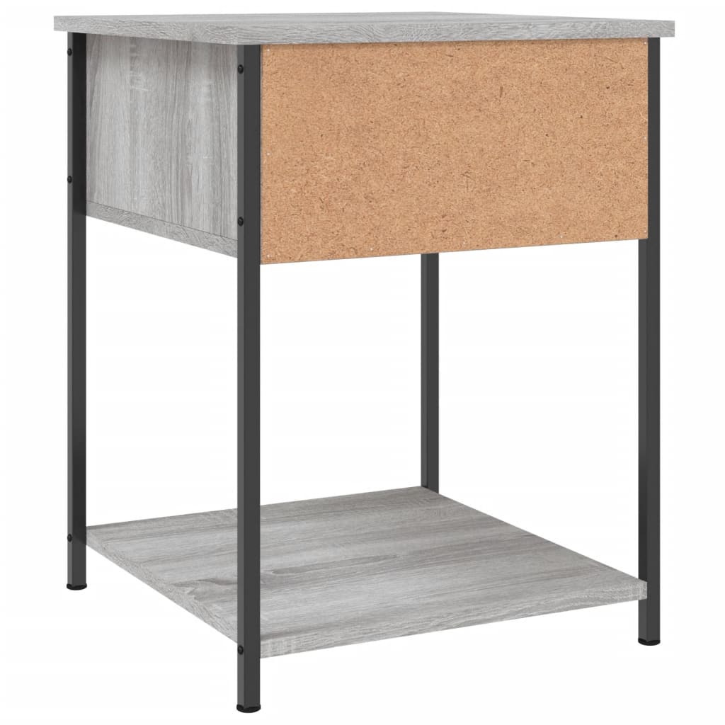 Table de chevet grise Sonoma 44x45x58 cm en bois