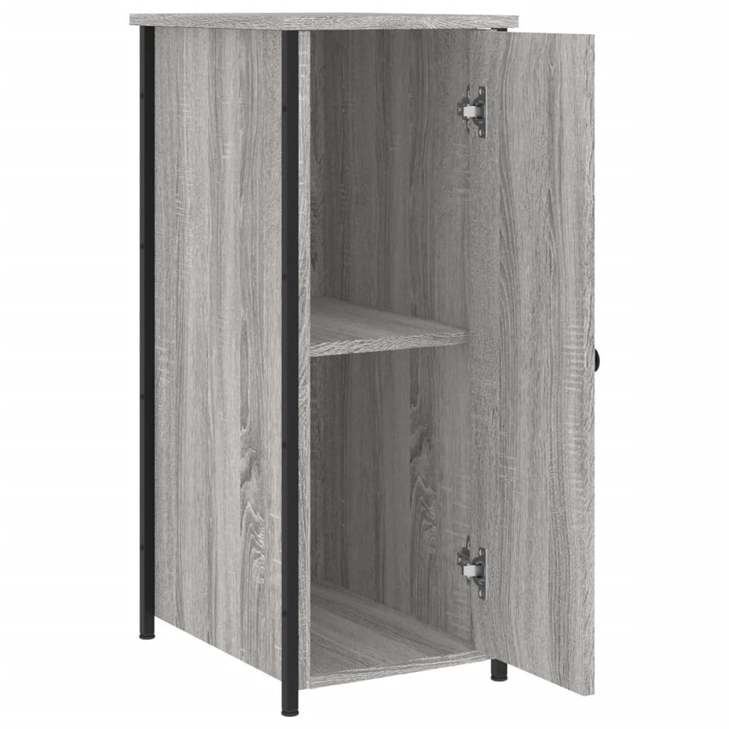 Nachttisch Grau Sonoma 32x42x80 cm Holzwerkstoff