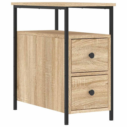 Nachttische 2 Stk. Sonoma-Eiche 30x60x60 cm Holzwerkstoff