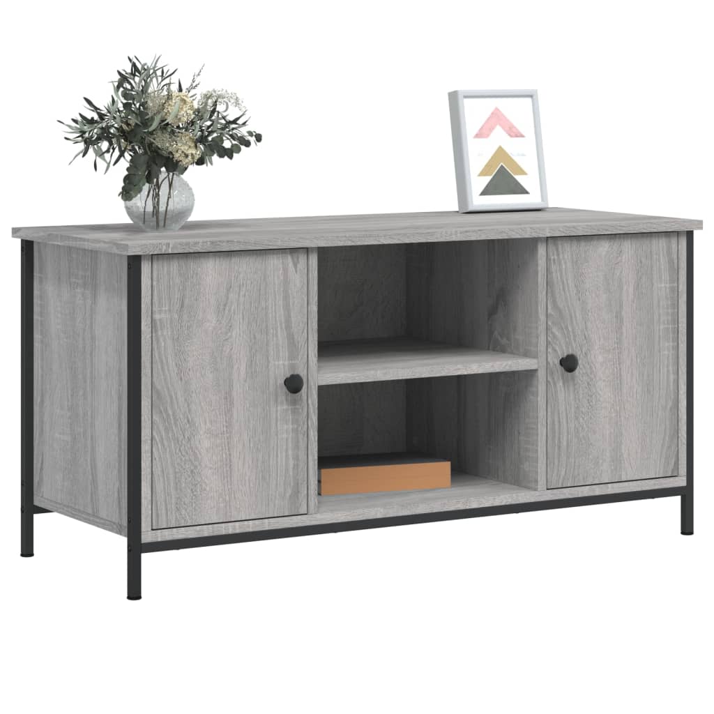 Meuble TV gris Sonoma 100x40x50 cm en bois