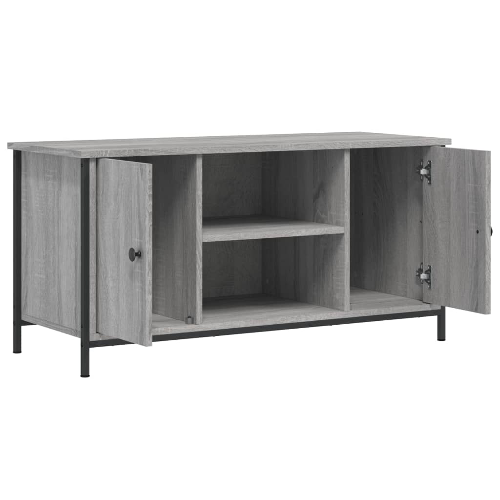 Meuble TV gris Sonoma 100x40x50 cm en bois
