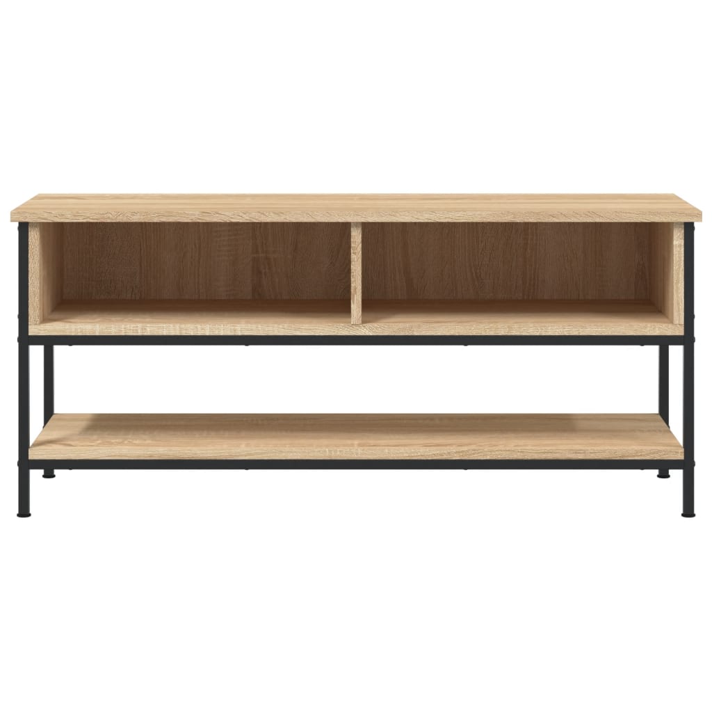 Meuble TV chêne Sonoma 100x35x45 cm matériau bois