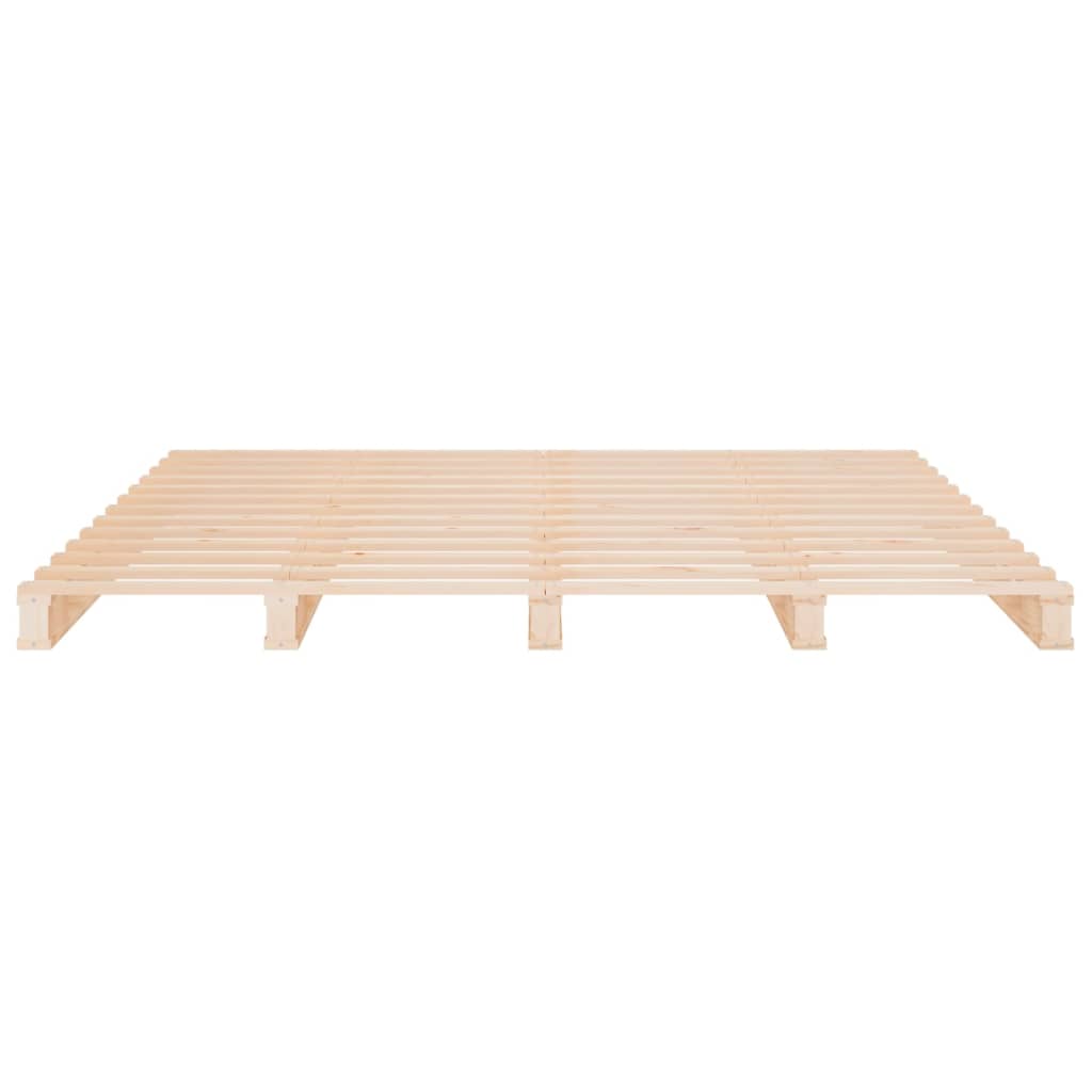 Massivholzbett ohne Matratze 140x190 cm Kiefernholz