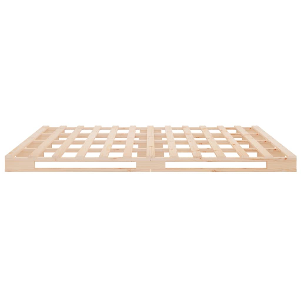Massivholzbett ohne Matratze 140x190 cm Kiefernholz