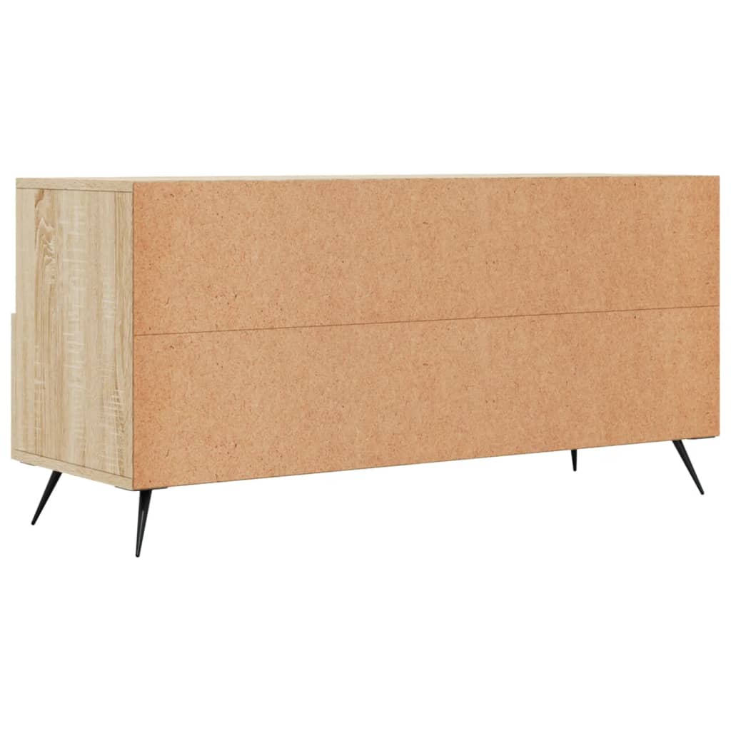 Meuble TV chêne Sonoma 102x36x50 cm matériau bois
