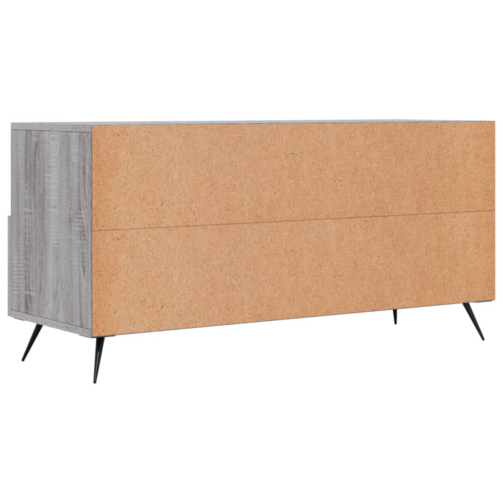 Meuble TV gris Sonoma 102x36x50 cm en bois