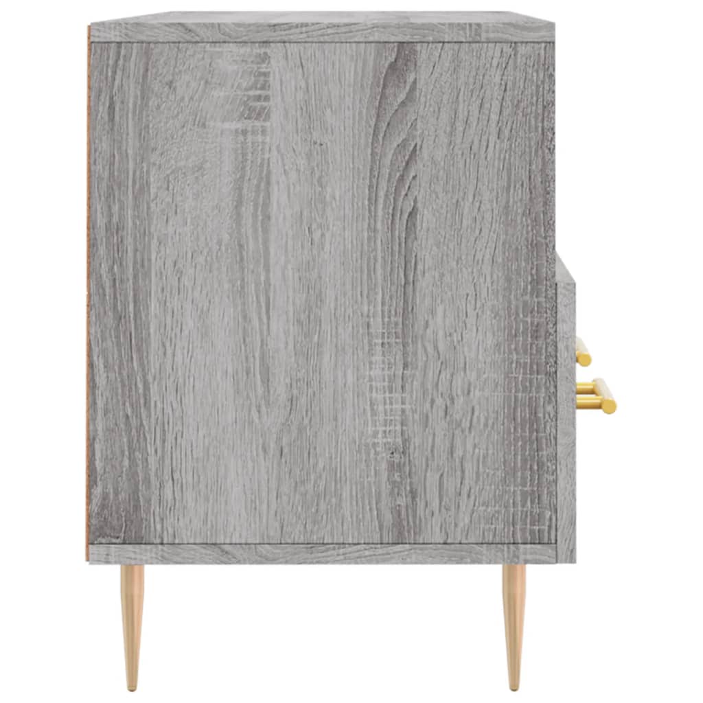 Meuble TV gris Sonoma 102x36x50 cm en bois