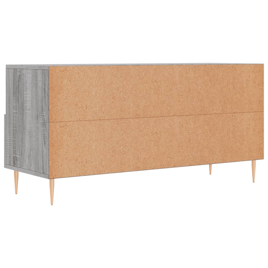 Meuble TV gris Sonoma 102x36x50 cm en bois