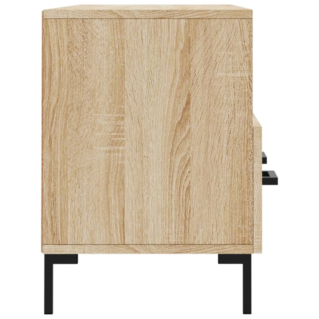 Meuble TV chêne Sonoma 102x36x50 cm matériau bois