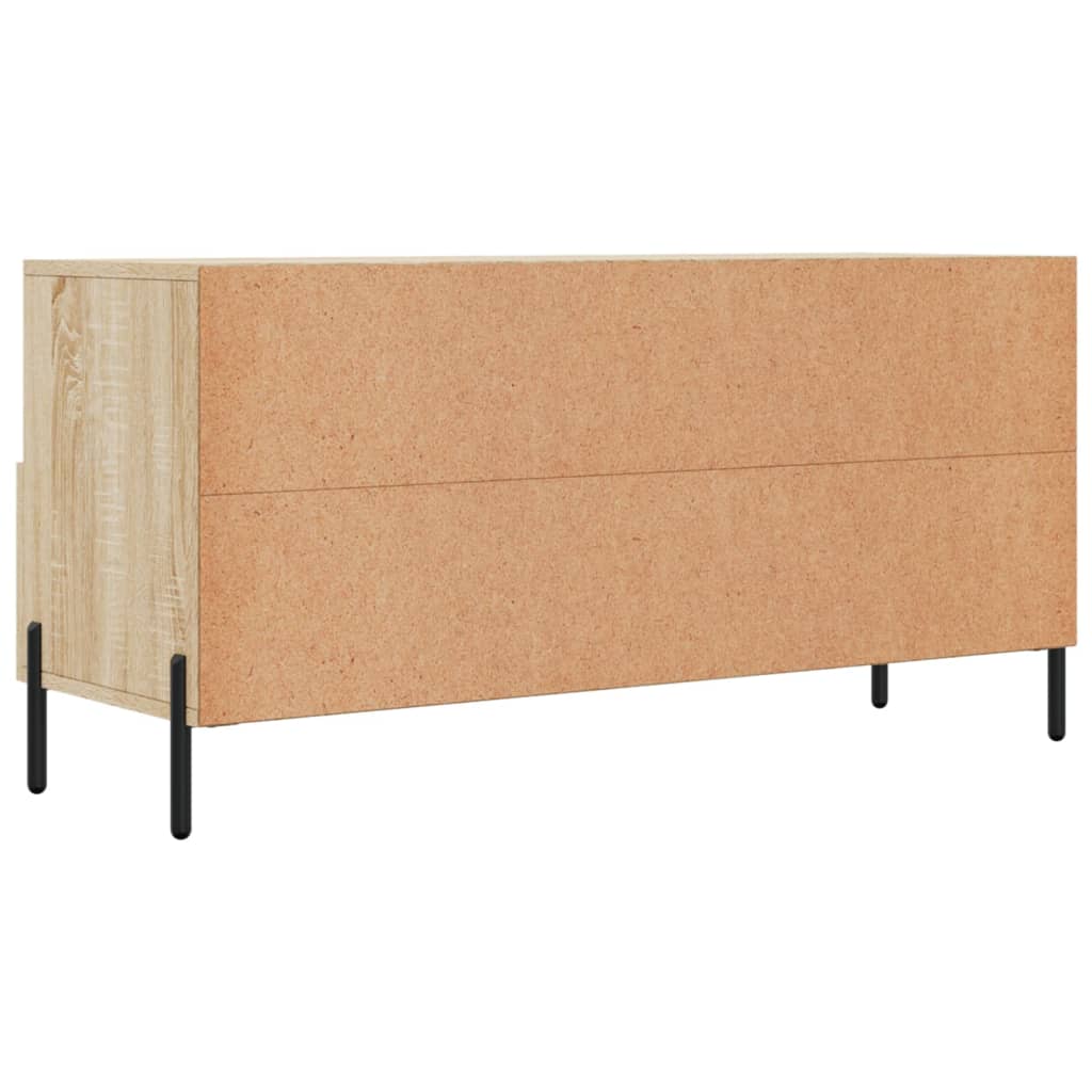 Meuble TV chêne Sonoma 102x36x50 cm matériau bois