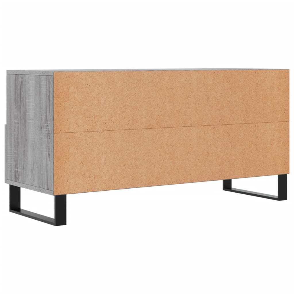 Meuble TV gris Sonoma 102x36x50 cm en bois