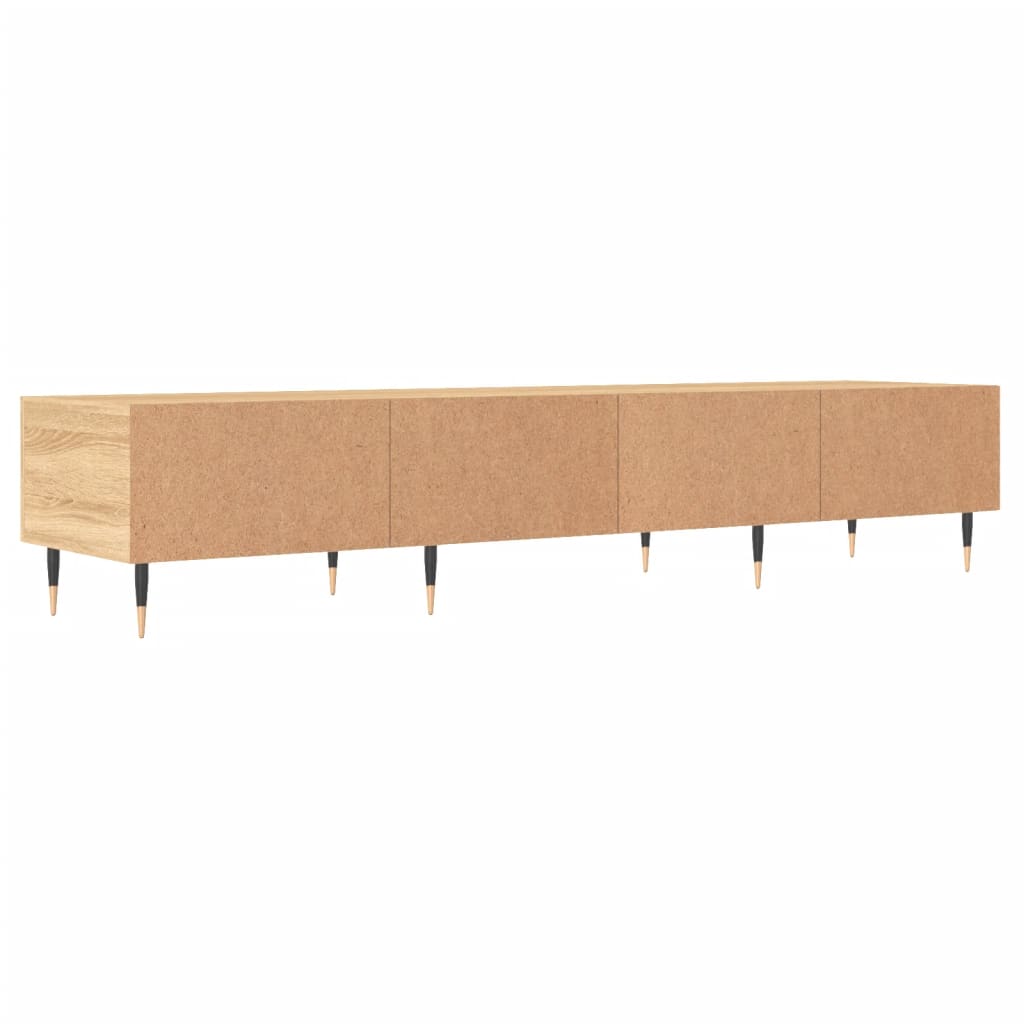 Meuble TV chêne Sonoma 150x36x30 cm matériau bois