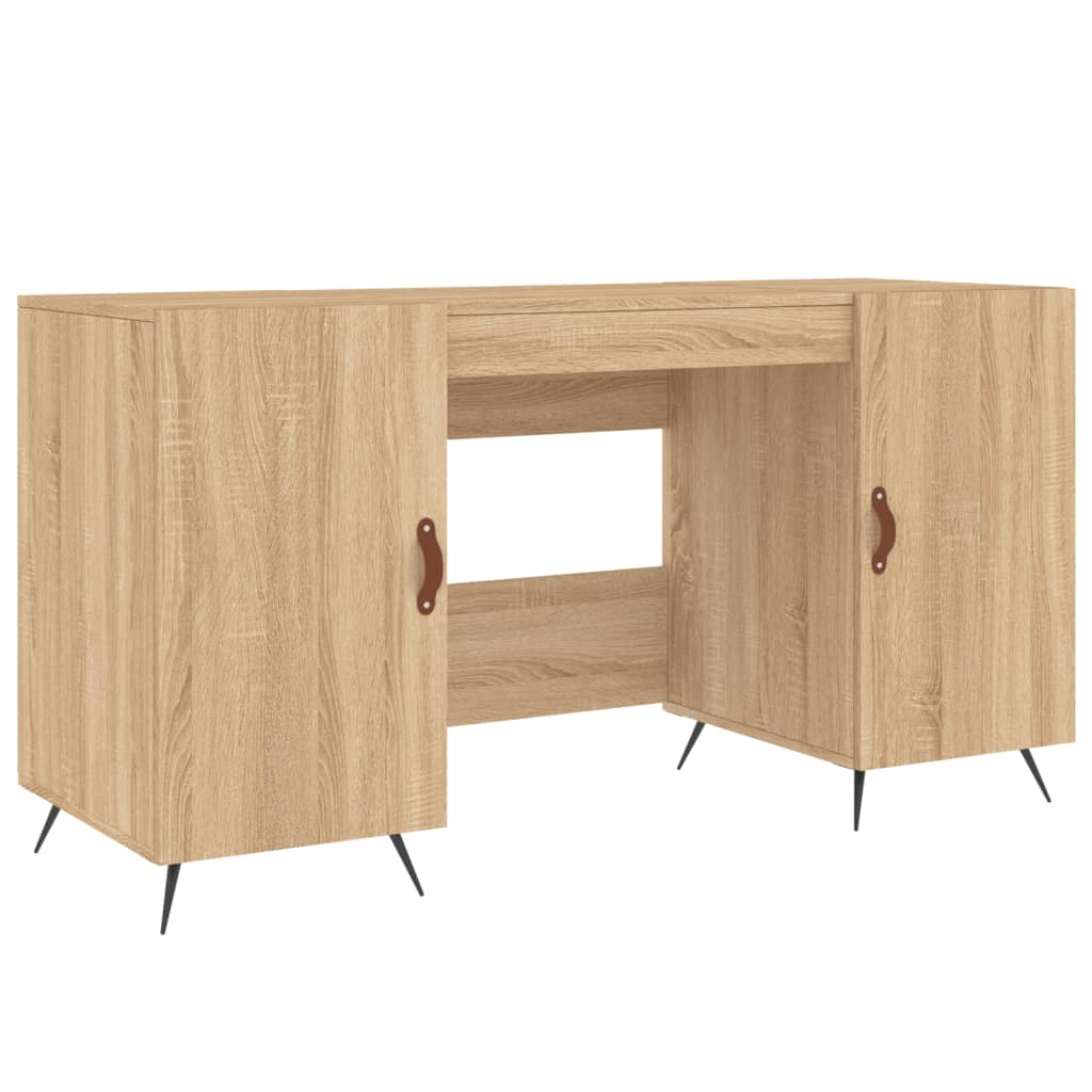 Bureau chêne Sonoma 140x50x75 cm matière bois