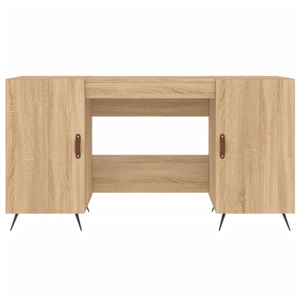 Bureau chêne Sonoma 140x50x75 cm matière bois