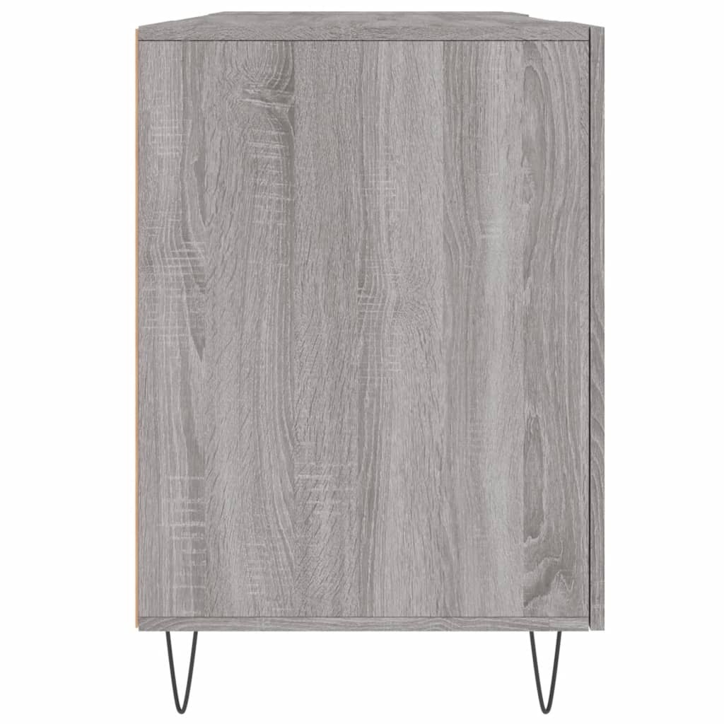 Schreibtisch Grau Sonoma 140x50x75 cm Holzwerkstoff