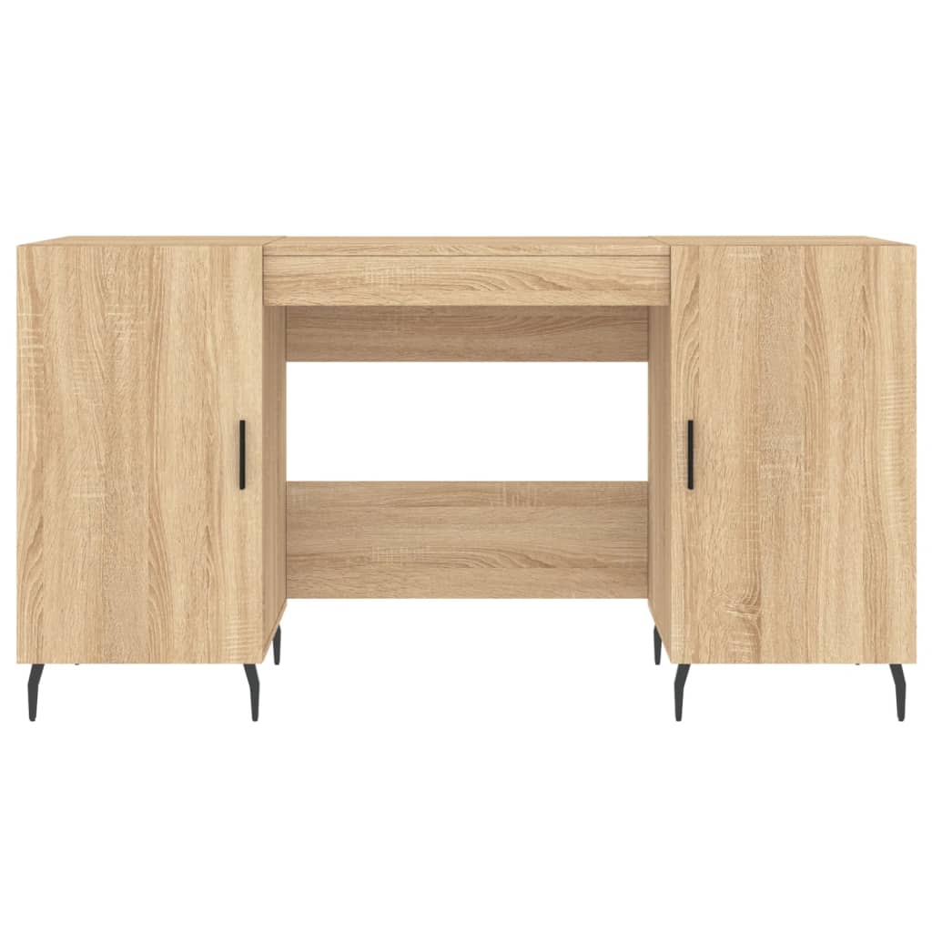 Bureau chêne Sonoma 140x50x75 cm matière bois