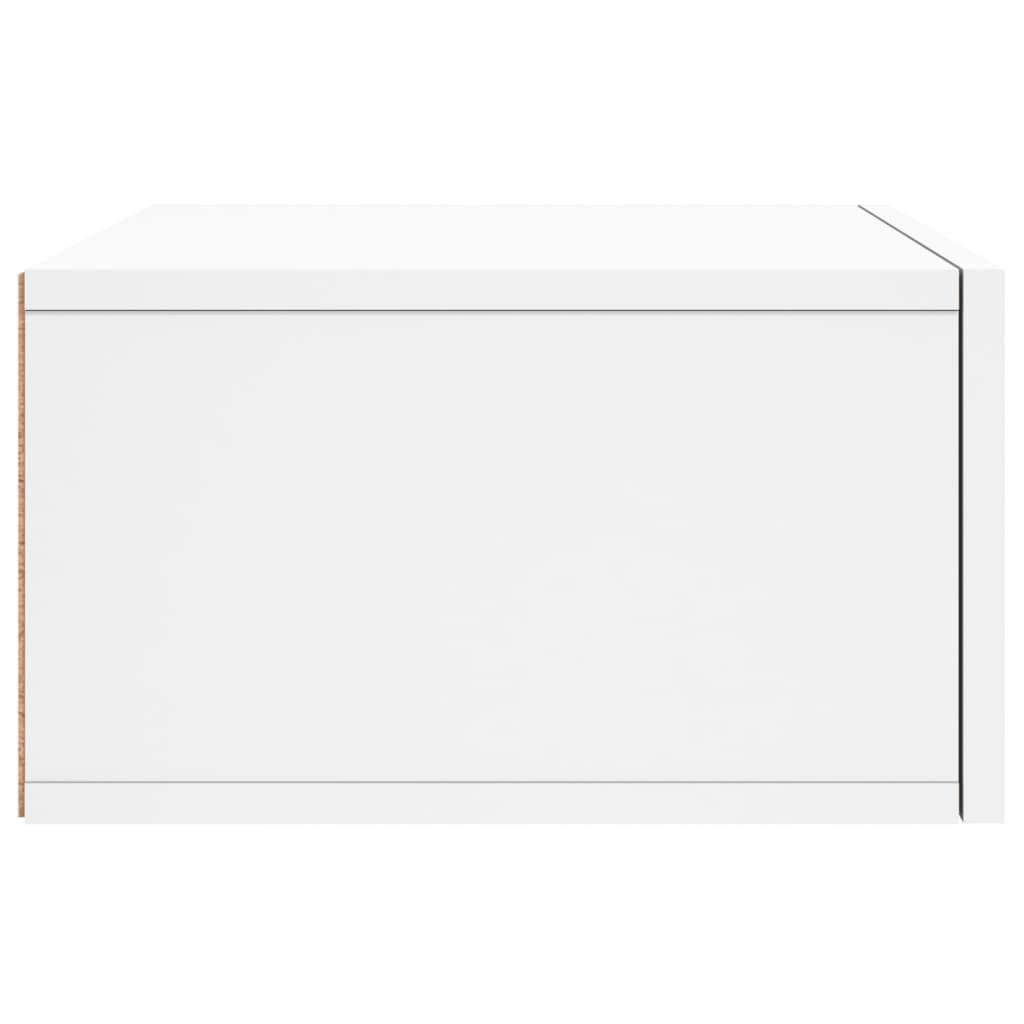 Tables de chevet murales 2 pcs. Blanc 35x35x20 cm