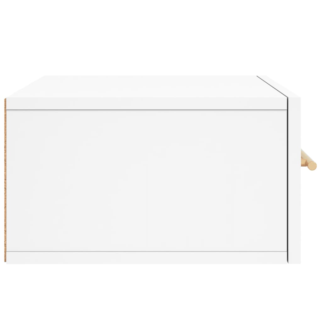 Tables de chevet murales 2 pcs. Blanc 35x35x20 cm