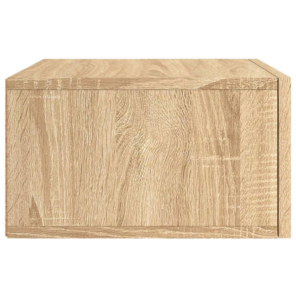 Wand-Nachttische 2 Stk. Sonoma-Eiche 35x35x20 cm