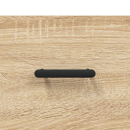 Wand-Nachttische 2 Stk. Sonoma-Eiche 35x35x20 cm