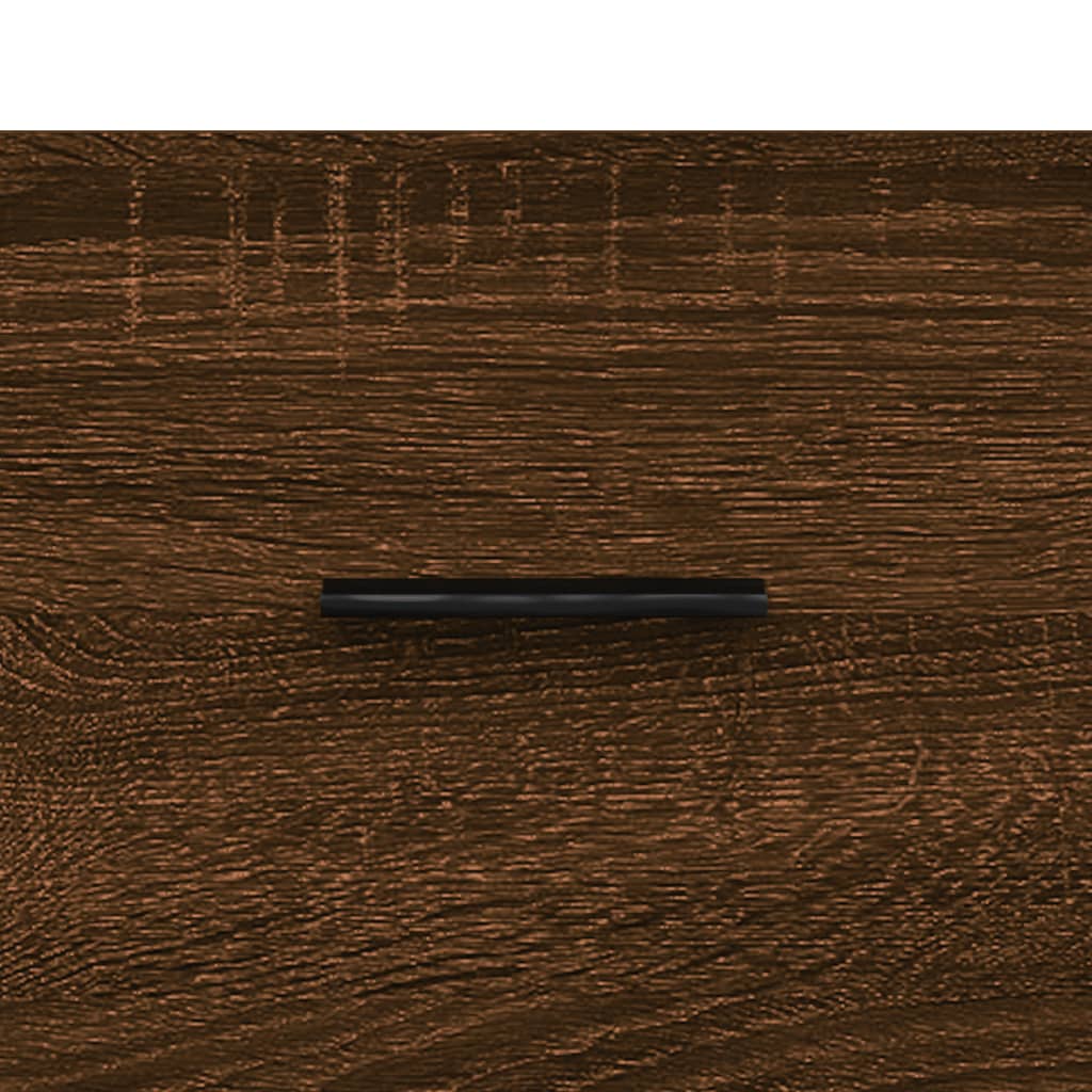 Wand-Nachttisch Braun Eichen-Optik 35x35x20 cm