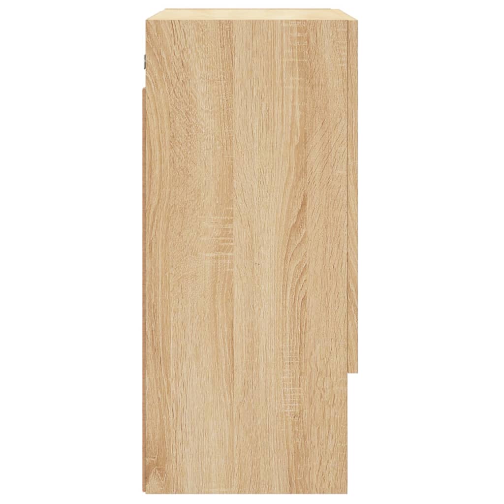 Armoire murale chêne Sonoma 60x31x70 cm matériau bois