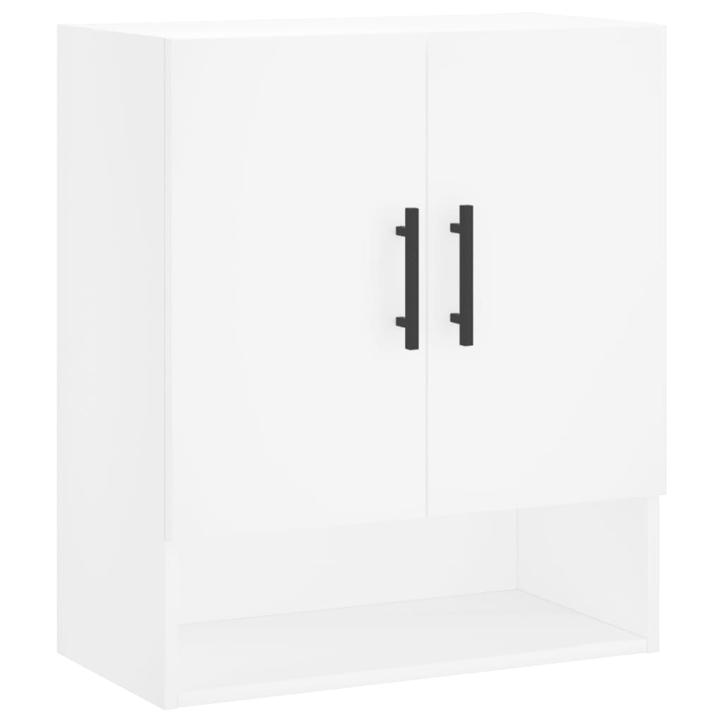 Armoire murale blanc 60x31x70 cm matériau bois