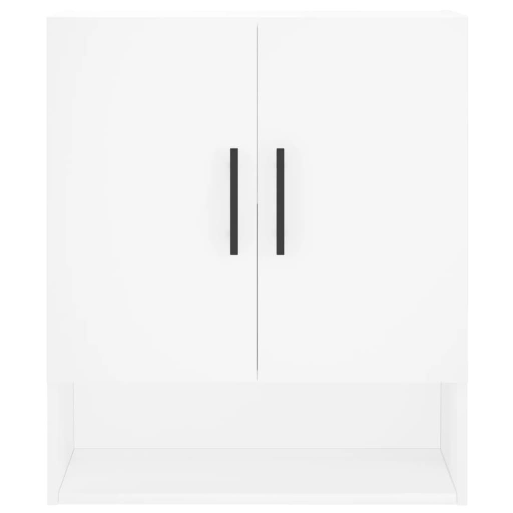 Armoire murale blanc 60x31x70 cm matériau bois